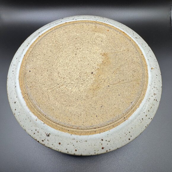 Studio Art Pottery Signed Bunny McBride Stoneware 2 Pc Jar Glazed Speckles RARE - Picture 7 of 16